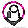 Leuchtie Premium Easy Charge LED Dog Collar Pink